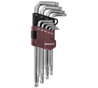 Фотография товара 'Thorvik TTK9S Набор ключей торцевых T-TORX®  Т10H-T50H'