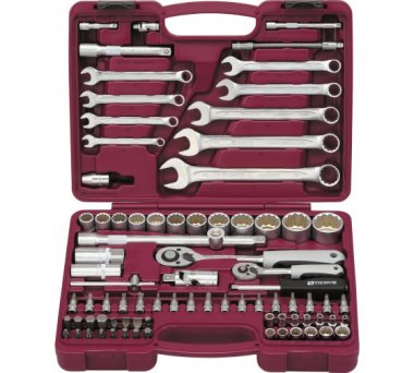 Фотография товара 'Thorvik UTS0082/12 Набор инструмента универсальный 1/4", 1/2"DR'