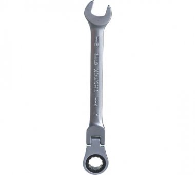 Фотография товара 'Thorvik CFRW12 Ключ гаечный комбинированный трещоточный карданный, 12 мм'