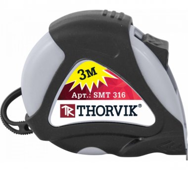 Фотография товара 'Thorvik SMT316 Рулетка в обрезиненном корпусе, 3 м'