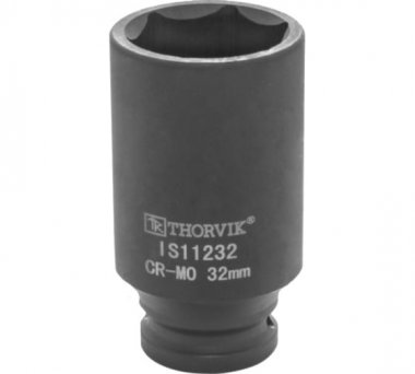 Фотография товара 'Thorvik IS11232 Головка торцевая ударная глубокая 1/2"DR, 32 мм'