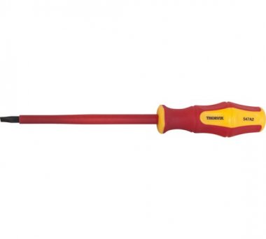 Фотография товара 'Thorvik SDLI817 Отвертка стержневая диэлектрическая VDE, SL8x175 мм'