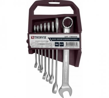 Фотография товара 'Thorvik CWS0008 Набор ключей гаечных комбинированных 8-19 мм'