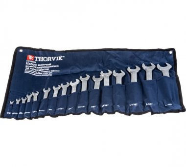 Фотография товара 'Thorvik CWIS0016 Набор ключей гаечных комбинированных 1/4"--1-1/4"'