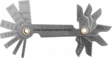 Фотография товара 'Thorvik PG14SC Набор резьбовых шаблонов комбинированных 14 предметов'