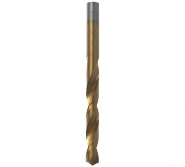 Фотография товара 'Thorvik TDB125NTB Сверло спиральное по металлу HSS TiN d12.5 мм'