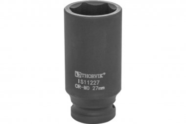 Фотография товара 'Thorvik IS11227 Головка торцевая ударная глубокая 1/2"DR, 27 мм'