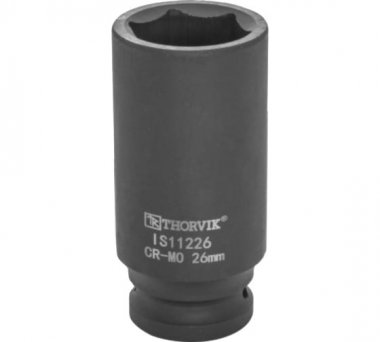 Фотография товара 'Thorvik IS11226 Головка торцевая ударная глубокая 1/2"DR, 26 мм'