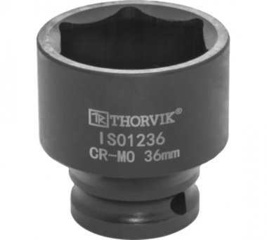 Фотография товара 'Thorvik IS01236 Головка торцевая ударная 1/2"DR, 36 мм'