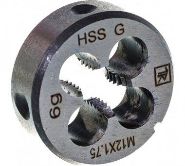 Фотография товара 'Thorvik MD12175 Плашка D-COMBO круглая ручная М12х1.75 HSS'