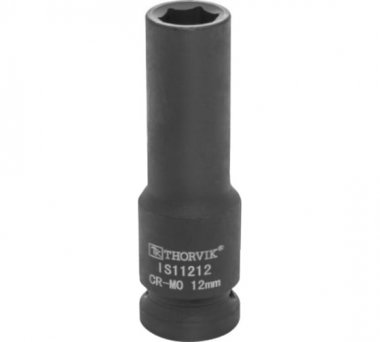 Фотография товара 'Thorvik IS11212 Головка торцевая ударная глубокая 1/2"DR, 12 мм'