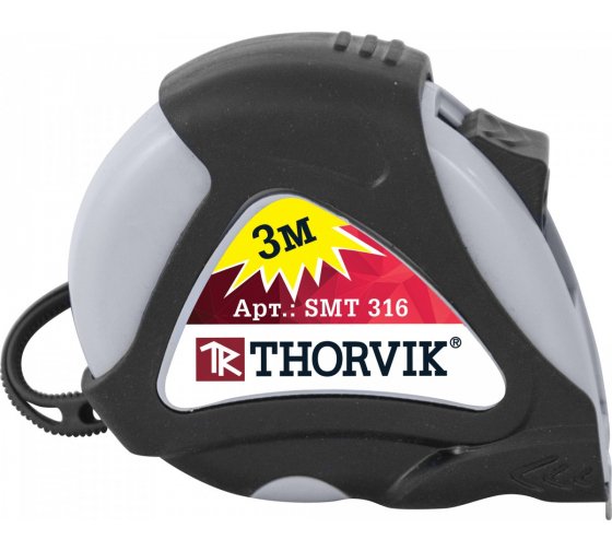 Фотография товара 'Thorvik SMT316 Рулетка в обрезиненном корпусе, 3 м'