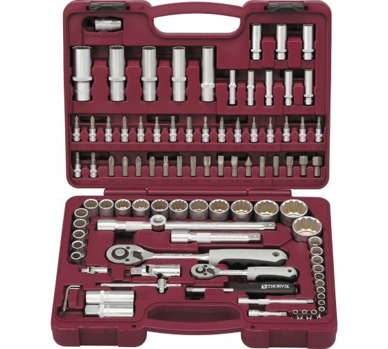 Фотография товара 'Thorvik UTS0094/12 Набор инструмента универсальный 1/4", 1/2"DR'