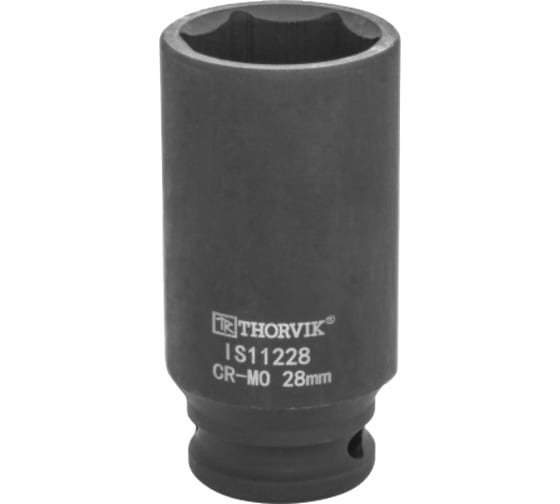 Фотография товара 'Thorvik IS11228 Головка торцевая ударная глубокая 1/2"DR, 28 мм'