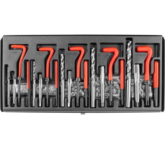 Фотография товара 'Thorvik TRIS131 Набор для восстановления резьбы M5-M12'