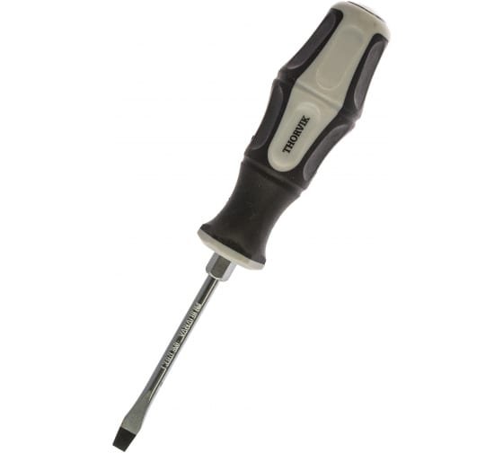 Фотография товара 'Thorvik SDLG575 Отвертка стержневая ударная шлицевая, SL5х75 мм'