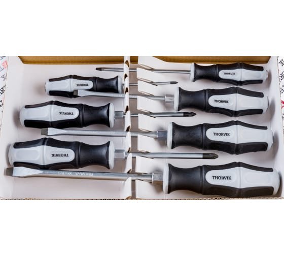 Фотография товара 'Thorvik SDGS7CP Набор отверток стержневых ударных'