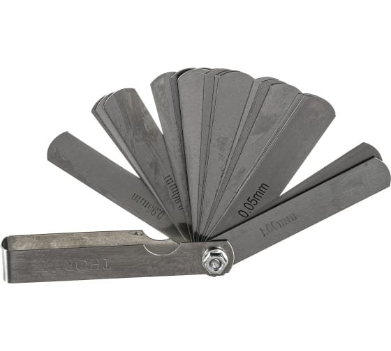 Фотография товара 'Thorvik TG25 Комплект щупов 25 пластин 0.04-1мм'