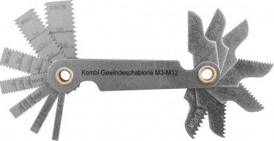 Фотография товара 'Thorvik PG14SC Набор резьбовых шаблонов комбинированных 14 предметов'