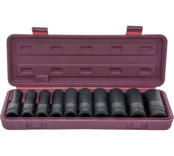 Фотография товара 'Thorvik ISS11210 Набор головок торцевых ударных глубоких 1/2"DR, 10-24 мм'