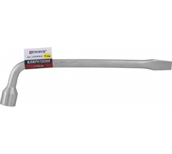 Фотография товара 'Thorvik LHTW3519 Ключ баллонный Г-образный, 19 мм, 310 мм'