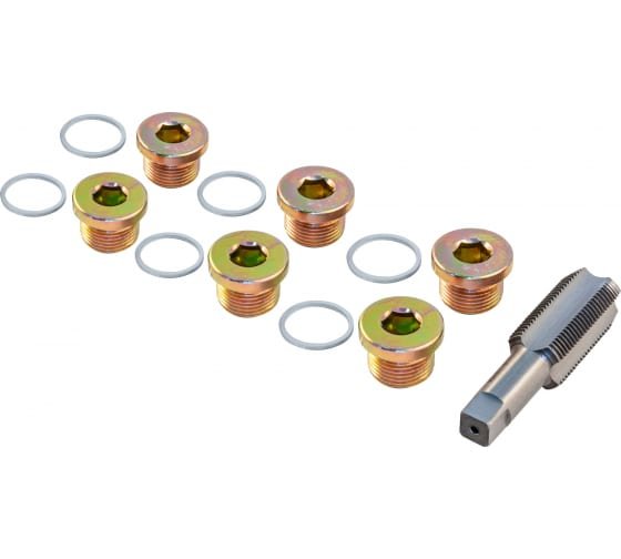 Фотография товара 'Thorvik ODPRK2015 Набор для восстановления резьбы сливного отверстия M20х1.5'