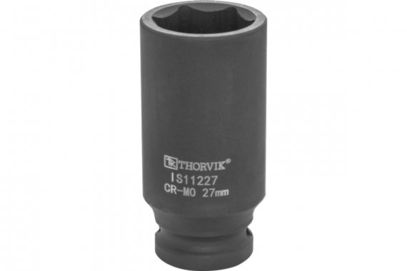 Фотография товара 'Thorvik IS11227 Головка торцевая ударная глубокая 1/2"DR, 27 мм'