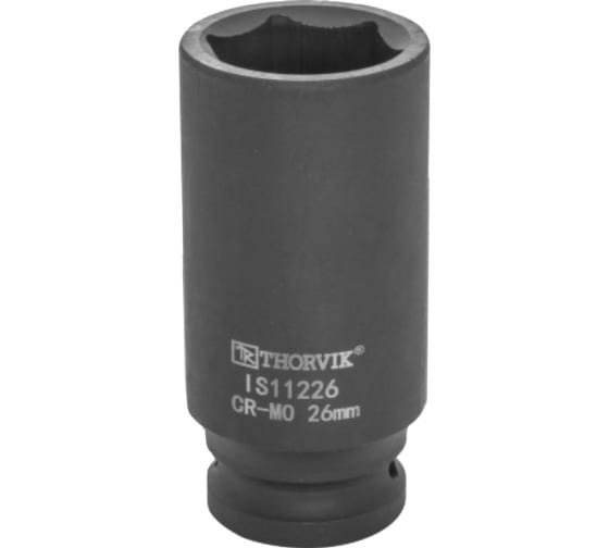 Фотография товара 'Thorvik IS11226 Головка торцевая ударная глубокая 1/2"DR, 26 мм'