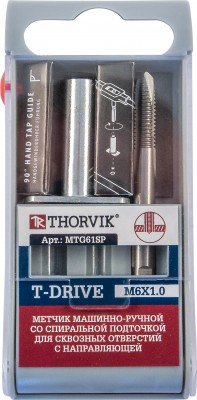 Фотография товара 'Thorvik MTG1015SP Метчик машинно-ручной T-DRIVE со спиральной подточкой М10х1.5'