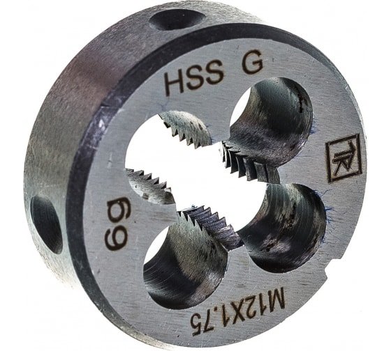 Фотография товара 'Thorvik MD12175 Плашка D-COMBO круглая ручная М12х1.75 HSS'