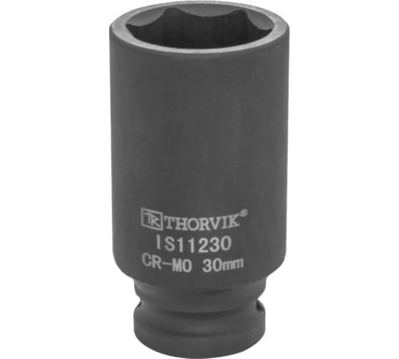 Фотография товара 'Thorvik IS11230 Головка торцевая ударная глубокая 1/2"DR, 30 мм'