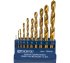 Фотография товара 'Thorvik TDBS10 Набор спиральных сверл по металлу HSS TiN d1.0-10.0 мм'